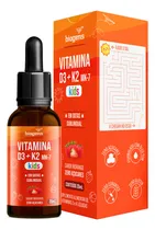 Comprar Vitamina D3 + K2 Mk-7 Kids, Em Gotas, Sublingual D3 2000ui | K2 100mcg, Sabor Morango, 20ml, Bigens