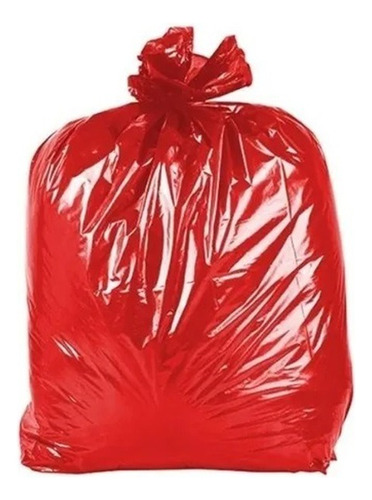 Saco De Lixo Colorido 60 Litros P6 C/ 50 Uni (reforçado) Cor Vermelho