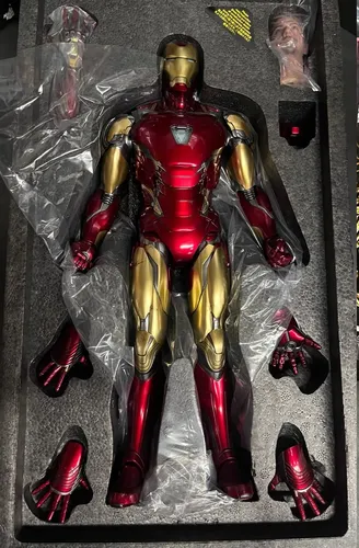 Iron Man Mark Lxxxv 85 Diecast Hot Toys Head 2.0 Tony Stark