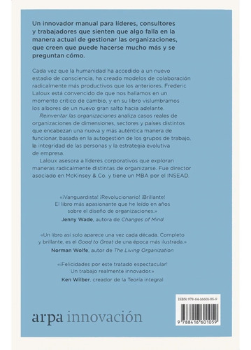 Libro Reinventar Las Organizaciones de Frederic Laloux