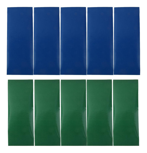G Parche De Reparación De Carpa 5 Piezas Verde 200 X 76 Mm