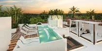 Comprar En Venta Departamento De 1 Habitacion Y 1 Baño, Alberca Con Hidrospa, Área De Camastros, Jacuzzi Senses, Área Húmeda De Yoga, Camas Balinesas, Sky Bar Y Fire Pit.