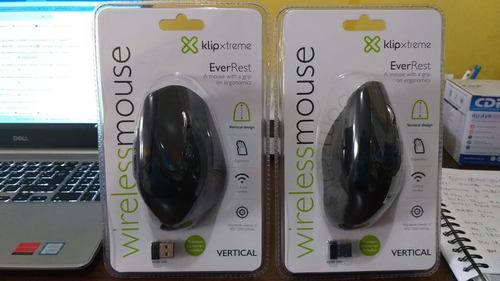 Mouse Ergonomico Klipxtreme Kmw-390 Inalambrico Vertical
