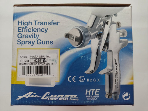 Pistola De Gravedad Iwata Air Gunsa Az3 Hte2 1.5mm 600ml