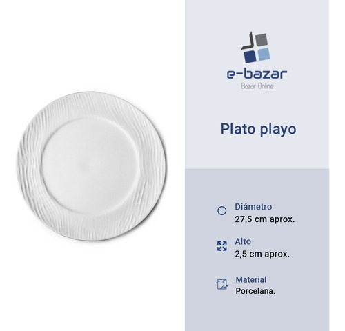 Set X 23 Combo Vajilla Porcelana C/ Dips Germer Dunas