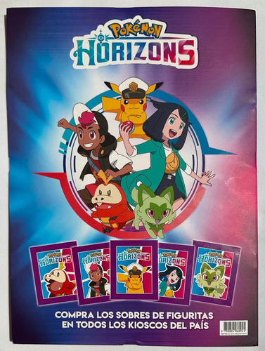 Pokémon Horizons 2025 - Pack X 50 Sobres De Figuritas