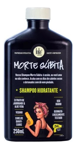 Shampoo Liquido Cabello Lola Morte Subita X 250gr