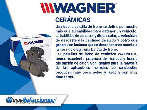 Jgo De Balatas Ceramicas Tra Wagner Jeep Tj L 6 4.0 03 Al 06
