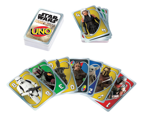 Jogo De Cartas Mattel Games Uno Star Wars The Mandalorian