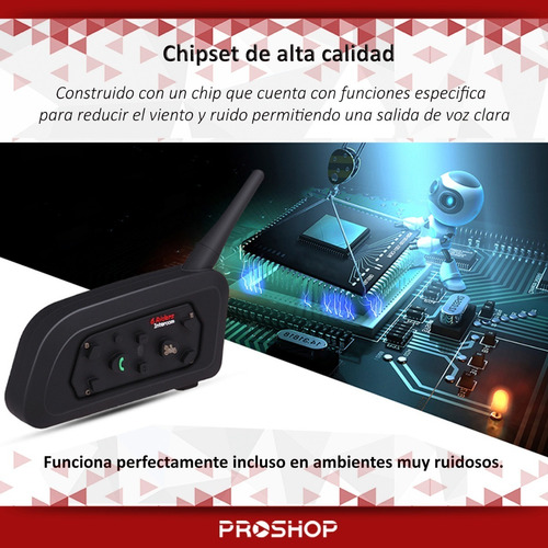 Imagen 8 de 10 de Intercomunicador Bluetooth Kit Manos Libres Casco Moto Modelo Nuevo