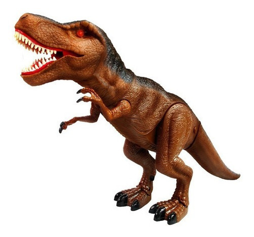 Dinosaurio T-rex Grande Camina Luz Y Sonidos Poppi 5331