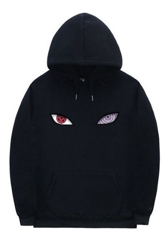 Moletom Hokage Blusa Naruto Olhos Rinnegan Sharingan Animê