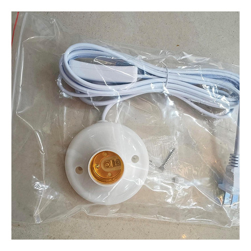 2 Pcs Enchufe De Luz Para Bombilla E26, Base De Bombilla Con