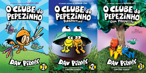 O Clube Do Pepezinho Volumes 1 E 2, De Dav Pilkey. Série O Clube Do Pepezinho Editora Companhia Das Letrinhas, Capa Mole, Edição 1 Em Português, 2023