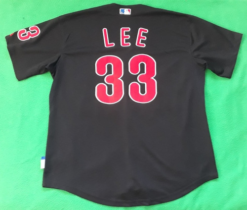 Imagen 5 de 5 de Camisa Majestic Mlb Philadelphia De Cliff Lee # 33.