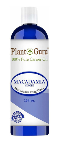 Aceite De Nuez De Macadamia, 16 Onzas, Virgen Sin Refinar, P