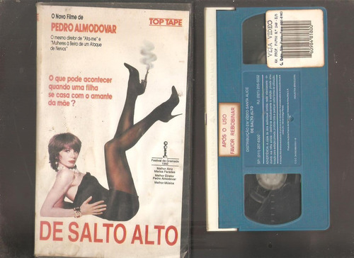 Vhs De Salto Alto - Original - Pedro Almodovar - Legendado