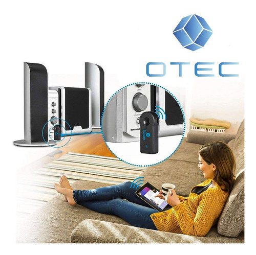 Imagen 6 de 9 de Receptor Bluetooth Manos Libres Música Audio Radio Auto Otec