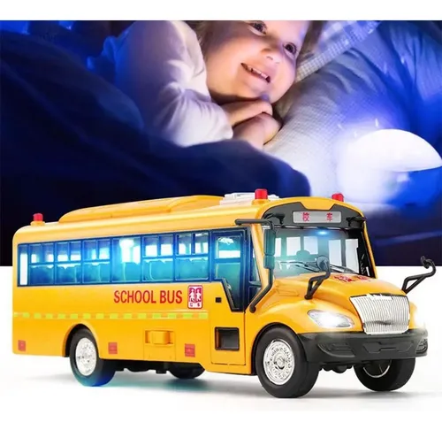 Modelo De Autobús De Dos Pisos En Aleación | Réplica A Escala 1:50 Con Luces LED, Música, Puertas Abatibles Y Función De Retroceso, Incluye Pilas AG13, Ideal Para Niños De 3 Años En Adelante