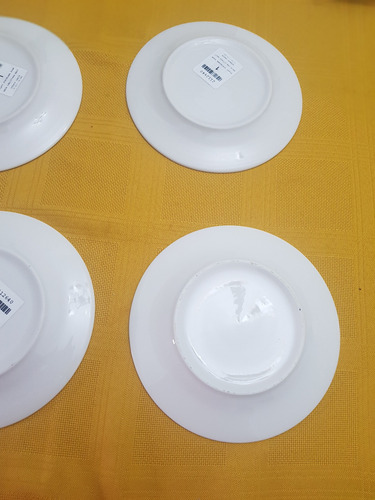 Platos Blancos Llanos (Usado)