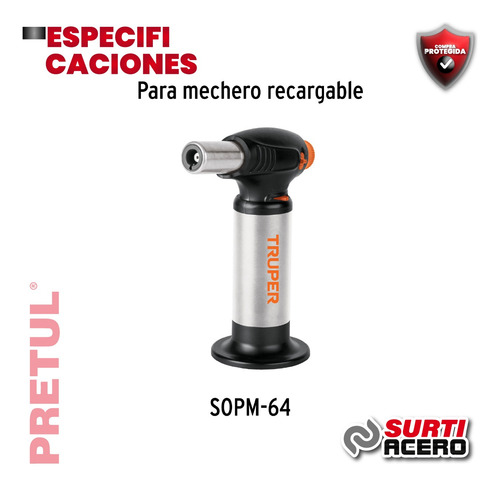 Kit Mechero Recargable+lata De Gas Butano P/encendedor 29953