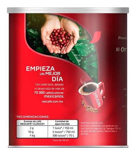 1 Bote De Nescafe Clasico 1 Kg
