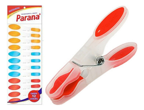 Pregador De Roupa Varal Prendedor Kit Com 12 Unidades