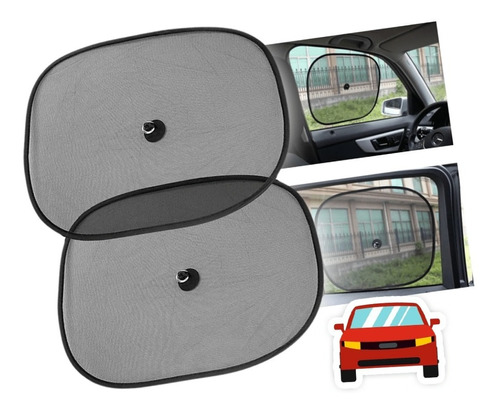 Parasol De Ventana Pack X 2 Accesorio Para Auto / Camioneta