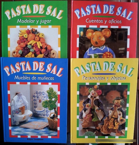 Taller De Manualidades C/ Pasta De Sal. Colección 4 Tomos.