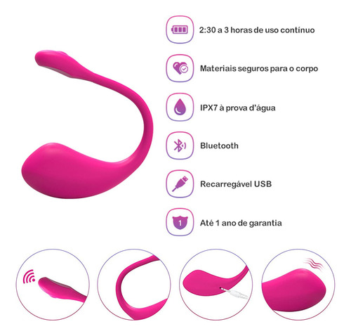 Vibrador Via App Sem Fio Qualquer Lugar Do Mundo Remoto