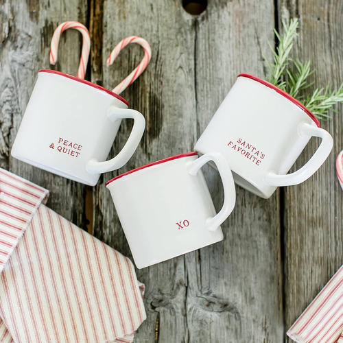 Taza De Café Navideña 473 Ml Peace Quiet