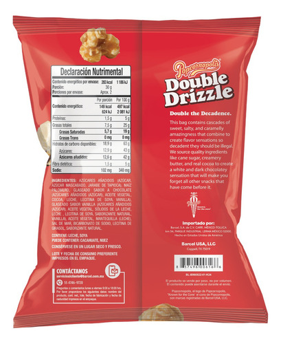 Popcornopolis Double Drizzle 57g
