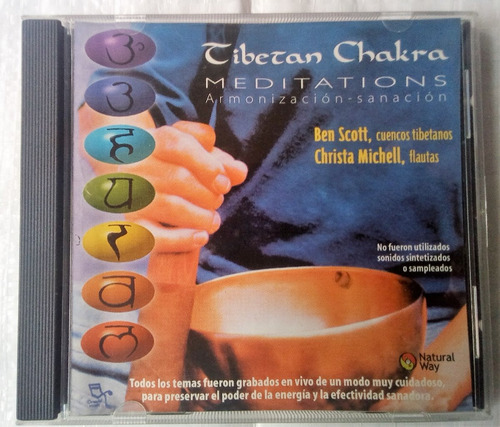 Cd Tibetan Chakra Meditations De Scott - Música Oferta Usado