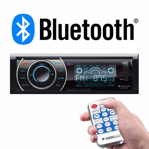 Estereo Bluetooth C/control Mp3 Usb Aux Desmontable Radio Am/fm