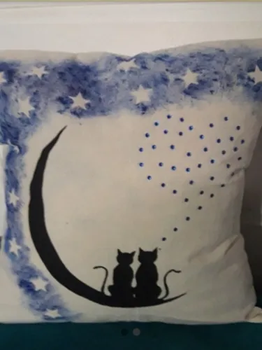 Almohadones Infantiles Pintados A Mano MercadoLibre