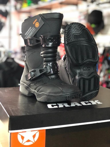 Bota Crack Adulto Enduro Atv Motocross Top Racing