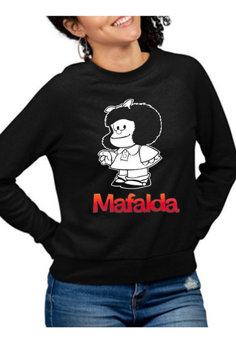 Poleron Sin Capucha Unisex Moda Fanaticos Comics Mafalda