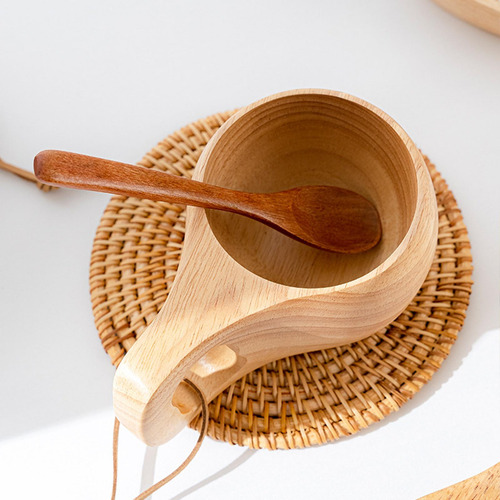 Taza Para Beber De Madera De Estilo Nórdico, Taza Para Té,