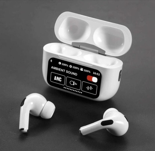 Aurculares Malibu Bluetooth Pantalla Tacti Android Ios Blanco