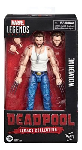 Marvel Legends Figura De Wolverine Logan Película Deadpool 2
