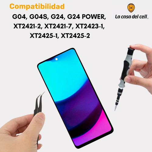 Pantalla Display Para Moto G04 G24 G04s G24 Power Original