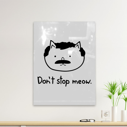 Cuadro Deco Don't Stop Meow (d1288 Boleto.store)