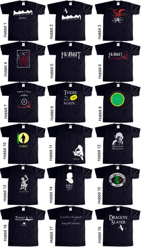 Imagen 2 de 10 de Remeras Estampadas Wilwarin Regalo Navidad Lord Of The Rings