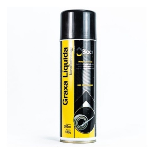 Graxa Líquida Adesiva Lubrificante Spray 300ml Black Brasil