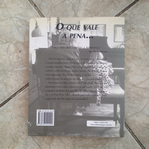Livro O Que Vale A Pena... Wendy Lustbader - 2002 T2