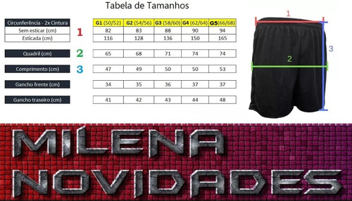 Imagem 2 de 3 de Shorts Masculino Plus Size Academia Caminhada Futebol Lazer