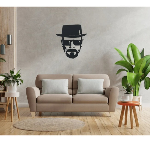 Cuadro Decorativo Breaking Bad Heisenberg En Madera 