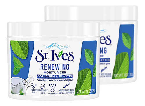 Kit 2 Creme Renewing St. Ives Colágeno E Elastina Igual Tv