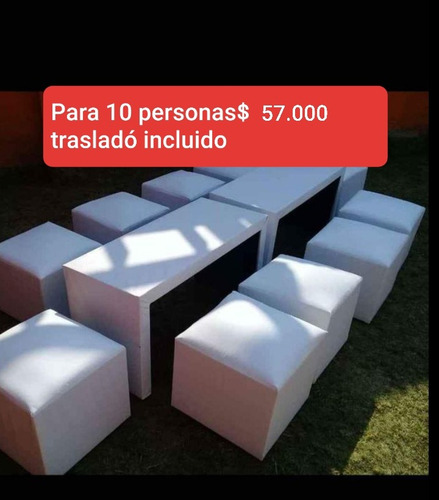 Alquiler De Livings Puff Gazebos, Luces Sonido Metegol