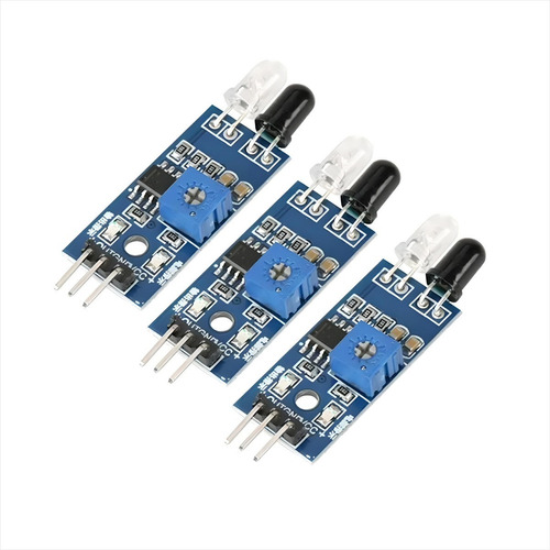 Pack 3 X Módulo Sensor Ir Detector De Obstáculos Infrarrojo